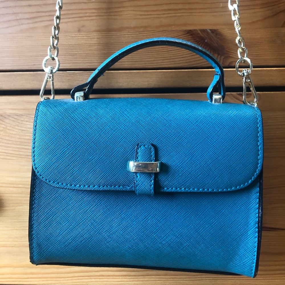 TURQUOISE SIDE PURSE